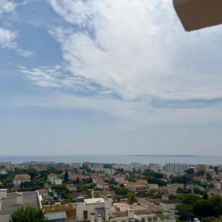 Lejlighed Sea View 4 People Terrace 60 M & Pool Antibes